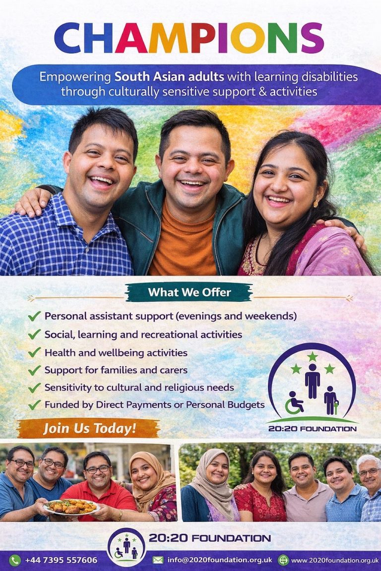 Champions!! – Empowering South Asian Adults With Learning Disabilities!